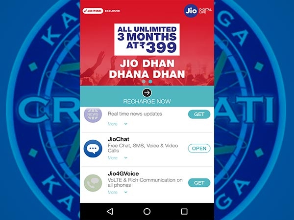 How To Play KBC On Jio Chat App