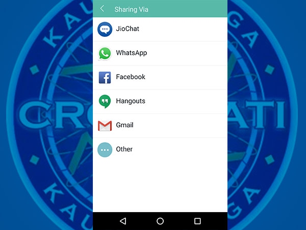 How To Play KBC On Jio Chat App