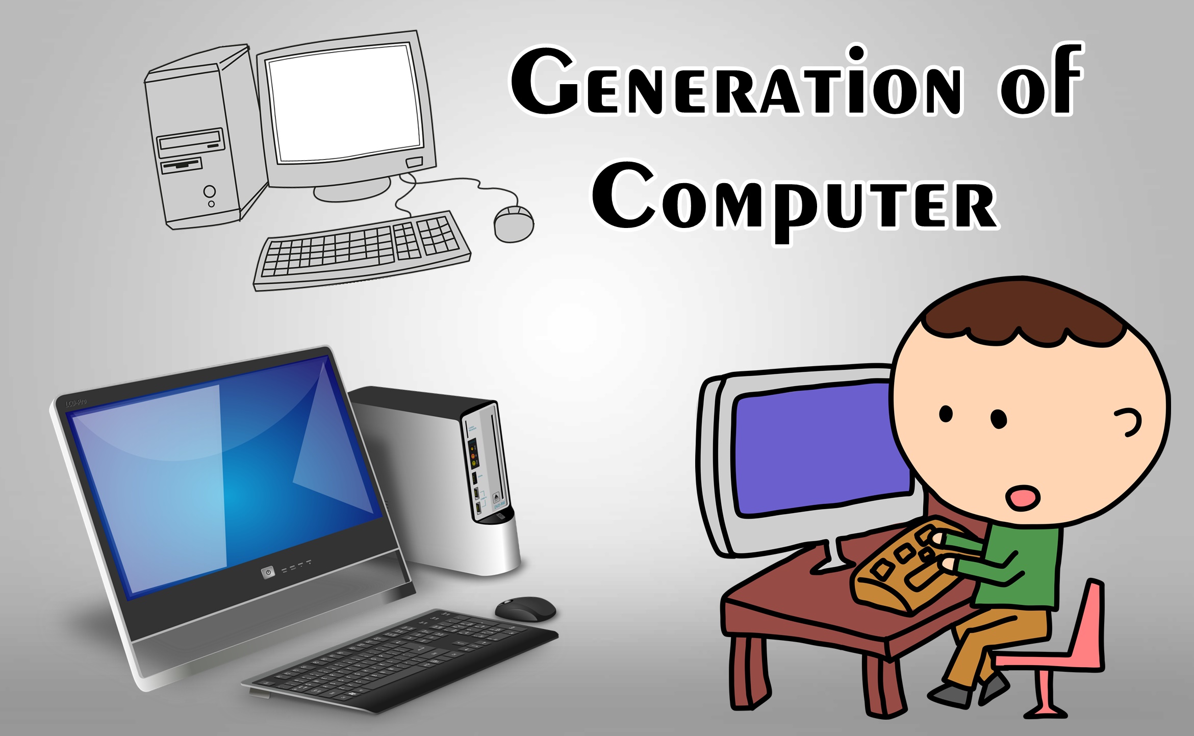 a presentation on generation of computer