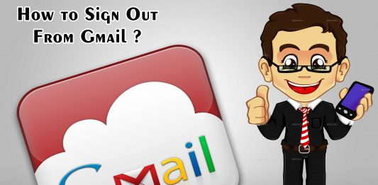 How to Sign Out From Gmail ?