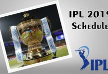 IPL 2019 Schedule Time Table