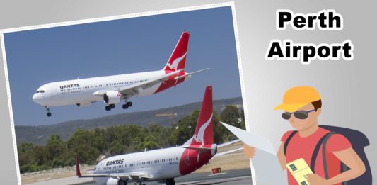 What are the choices for travelling to Perth Airport ?